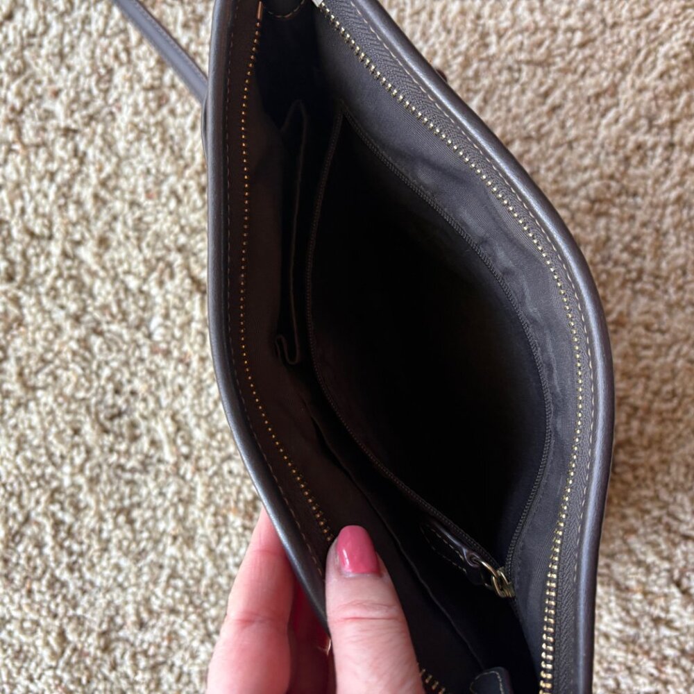 Coach Tan Signature Shoulder/Cross body Bag - Picture 3 of 7